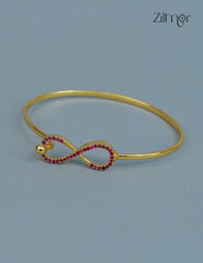 Gold Plated Openable Bangle - CL1012247