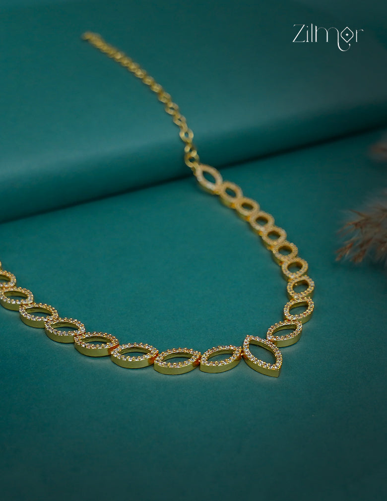 Premium Antique AD Stone  Necklace - CL1012273