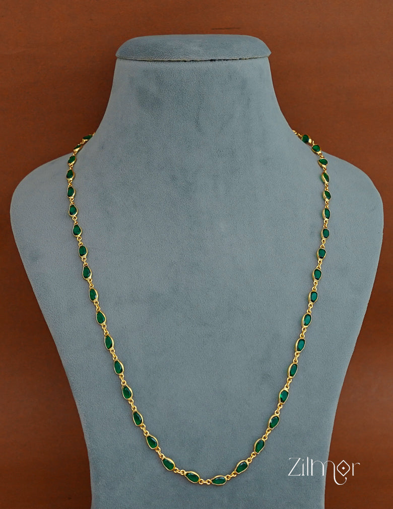 SG1011790 - Semi Precious Stone Long Necklace (color option) 6-Zilmor