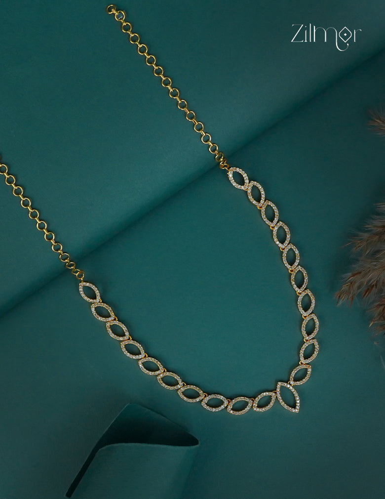 Premium Antique AD Stone  Necklace - CL1012273