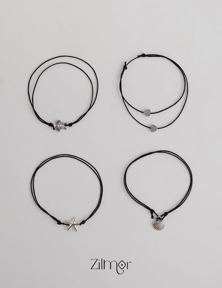 Anklet Pack Of 4 In One Combo 19-Zilmor