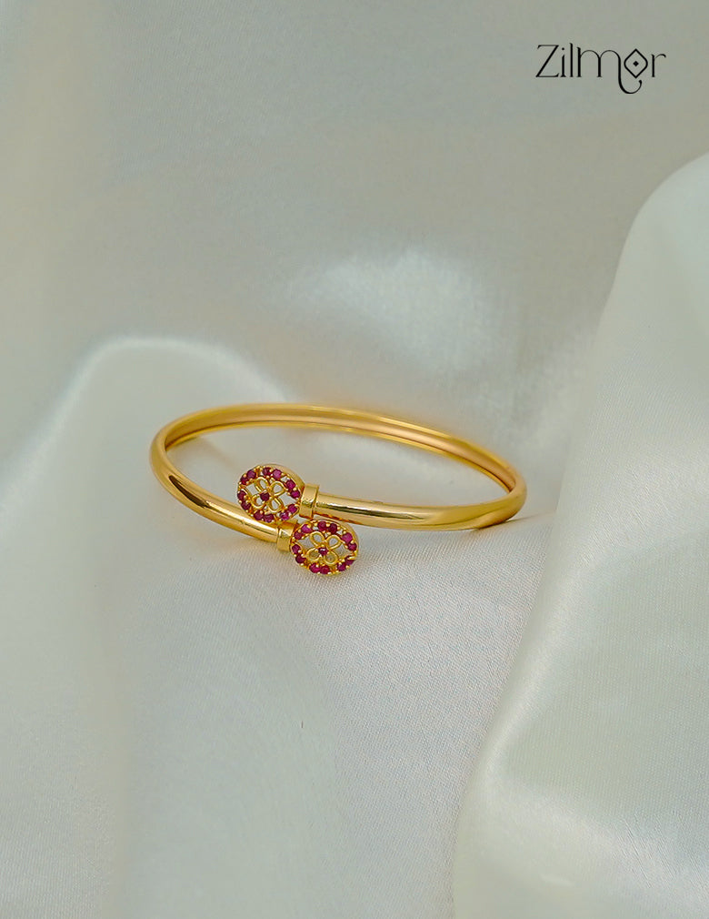Gold Plated Adjustable Bangle - CL1012225