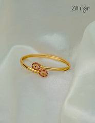 Gold Plated Adjustable Bangle - CL1012225