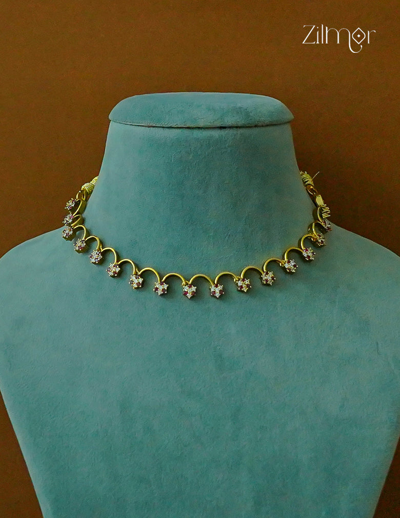 Premium Antique AD Stone  Necklace - CL1012075