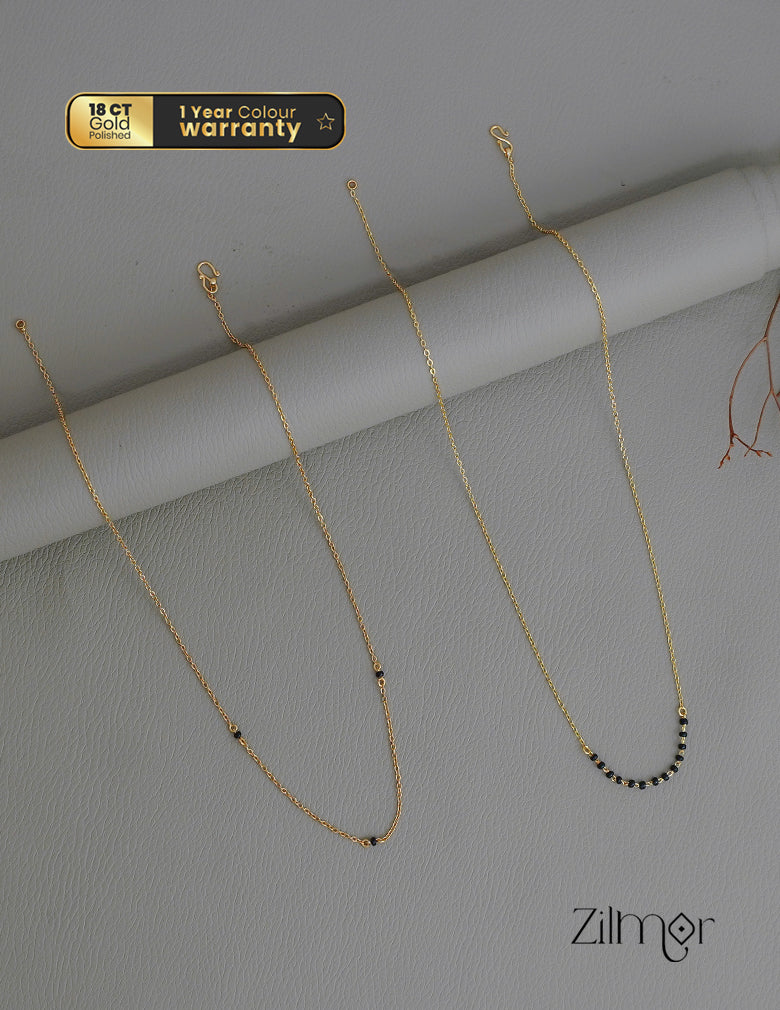 KY1011775 - Simple Mangalsutra Necklace Combo 1-Zilmor