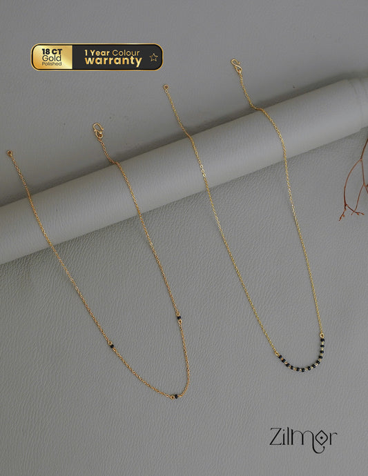KY1011775 - Simple Mangalsutra Necklace Combo