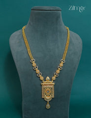 Gold Plated AD Stone Long Bridal  Necklace  - CL1012263