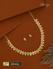 PP101876 - Gold Plated Thali kootam short necklace