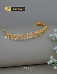 KY1011830 - Gold plated Bridal ElakkaThali choker