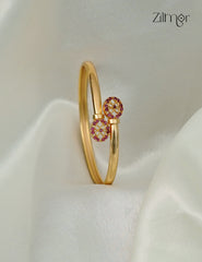 Gold Plated Adjustable Bangle - CL1012225