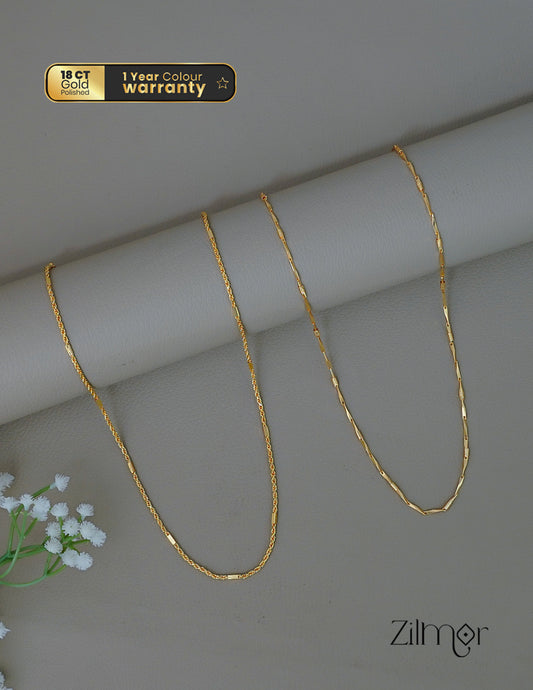 KY1011840 - Anti Tarnish Simple Necklace Combo 1-Zilmor