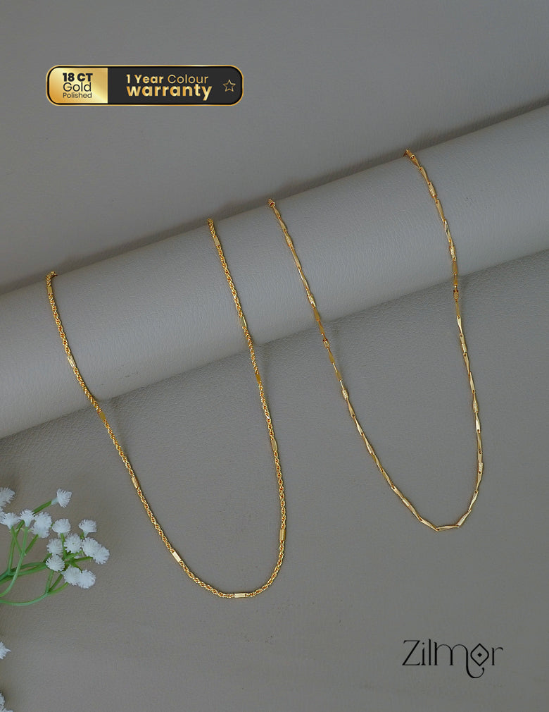 KY1011840 - Anti Tarnish Simple Necklace Combo 1-Zilmor