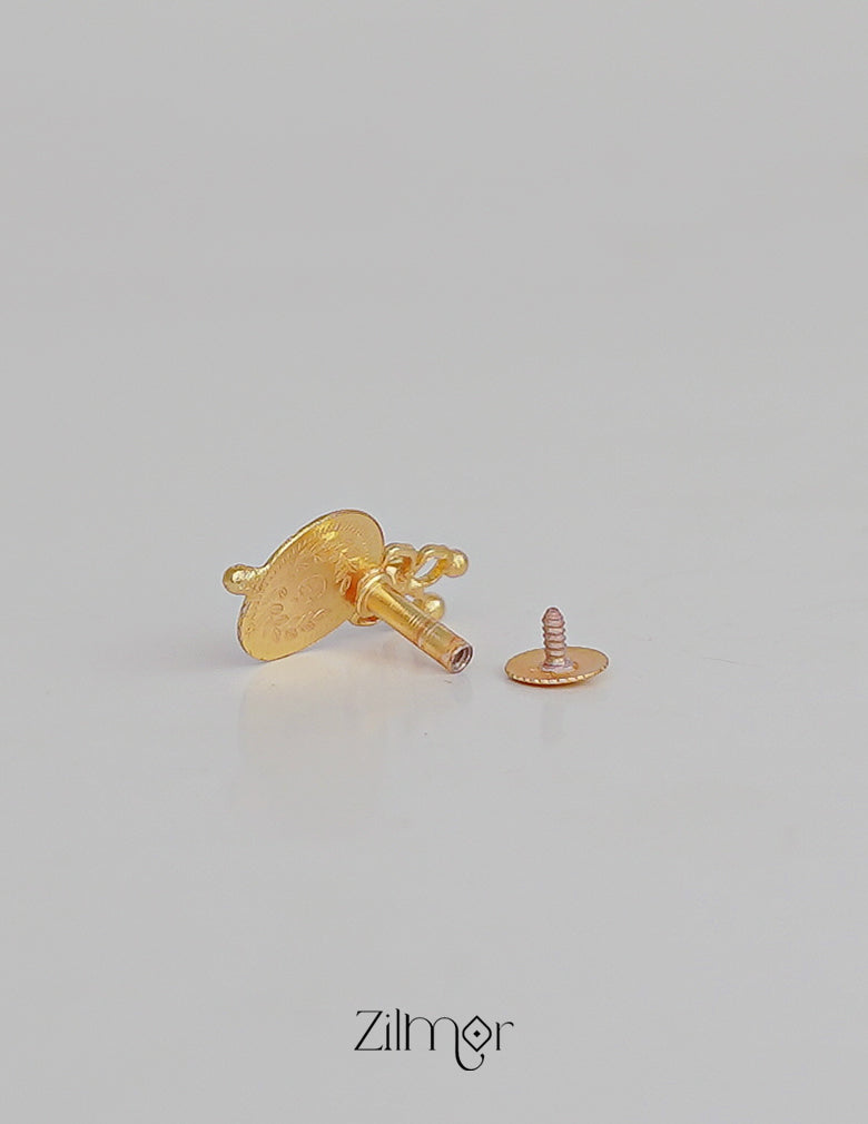 KY1011761- Gold tone Kashu Lakshmi choker Necklace with matching Earring Bangle set combo 3-Zilmor