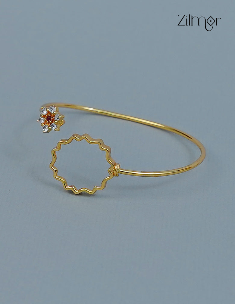 Gold Plated Openable Bangle - CL1012246
