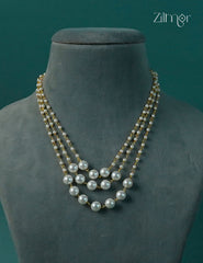 Pearl Triple layer Necklace  - CL1012259