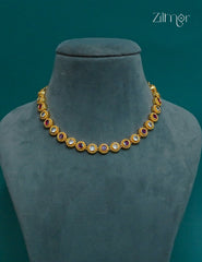 Gold Plated AD Stone  Necklace - CL1012260