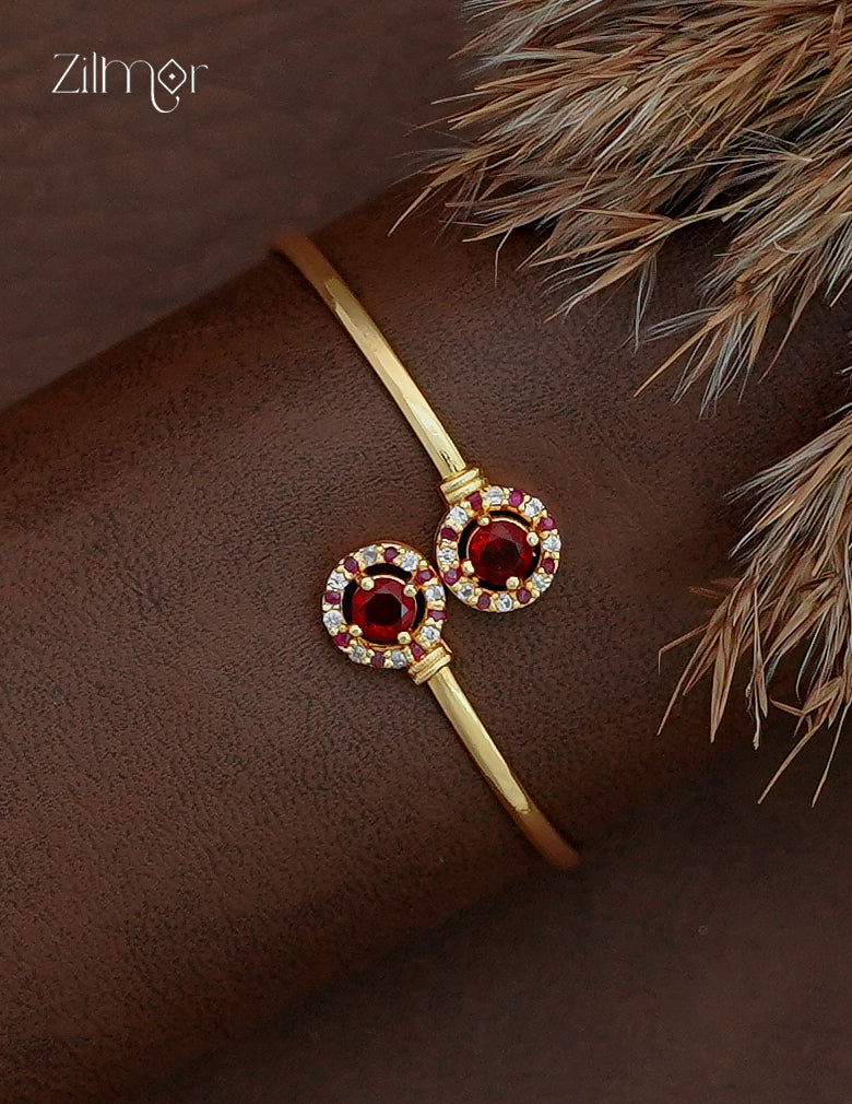 KF1011221 - Gold Plated Adjustable Bangle