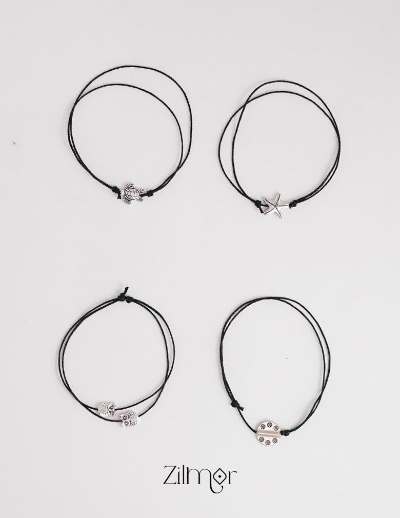 Anklet Pack Of 4 In One Combo 7-Zilmor
