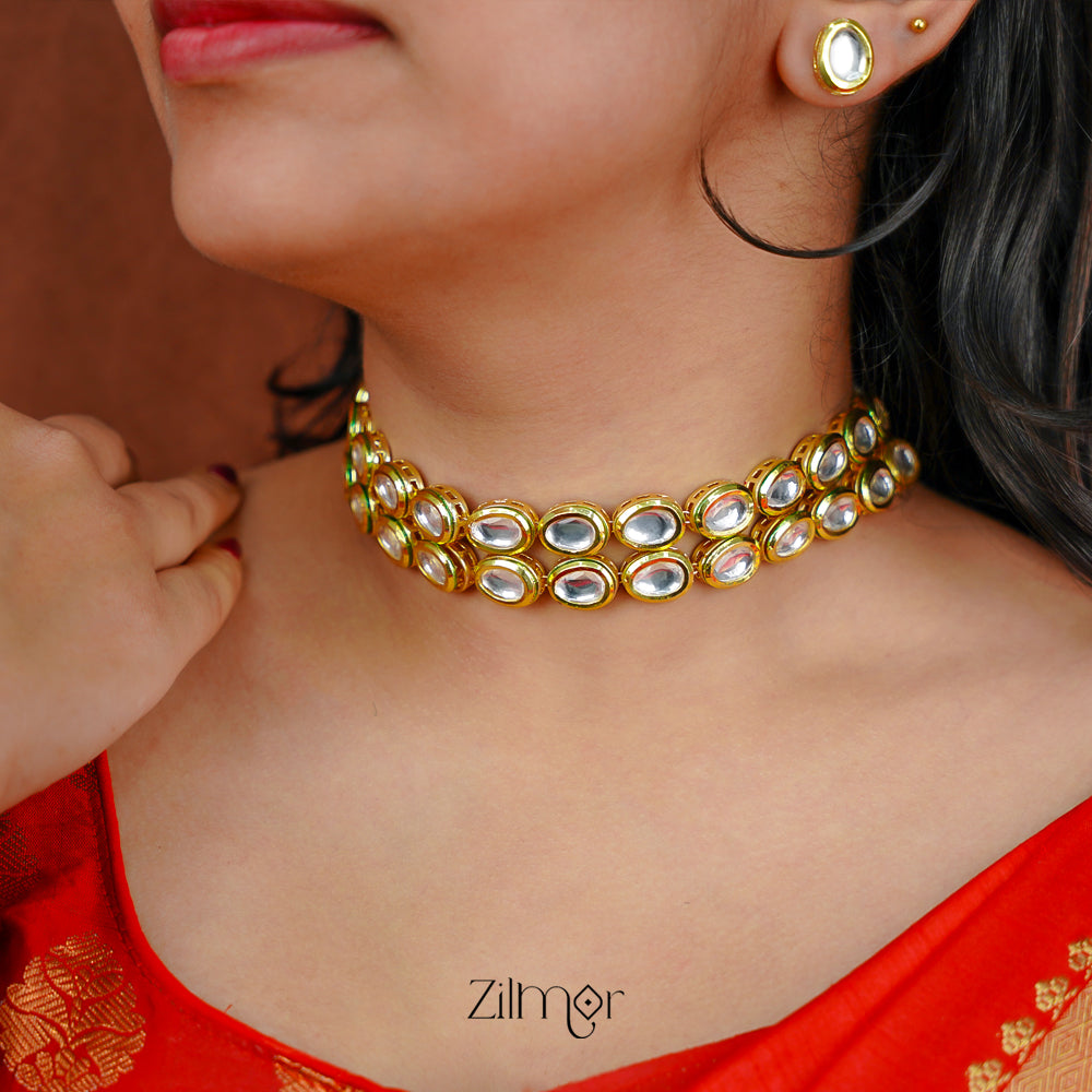 Sima Double Layer Kundan Choker