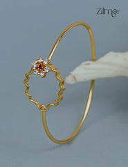 Gold Plated Openable Bangle - CL1012246