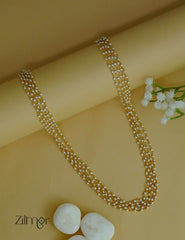 SG1011965- Gold toned Multi Layer Pearl Necklace