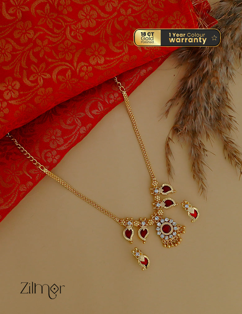 Mango Palakka Necklace Set - PP10117
