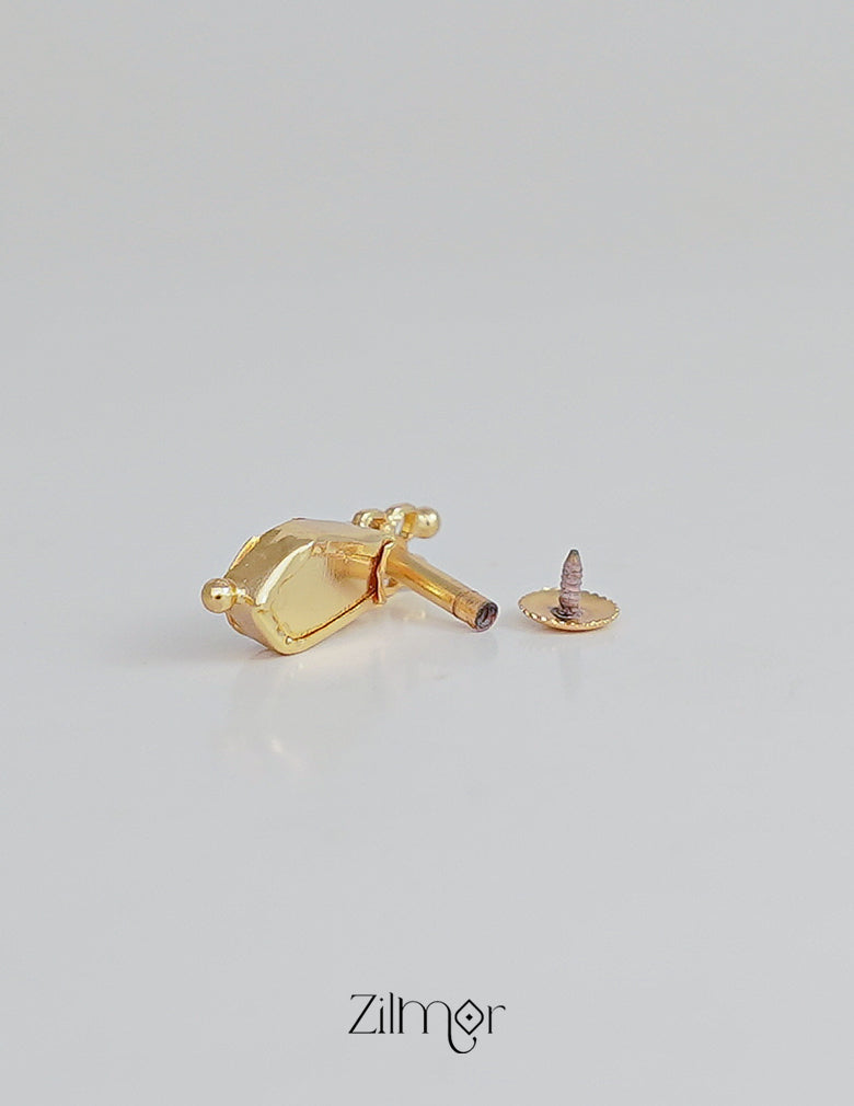 PP101638 - Gold tone Lakshmi coin & Nagapadam Necklace with Earrings set 10-Zilmor