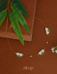 SN1012068- Lotus Pendant Invisible Necklace