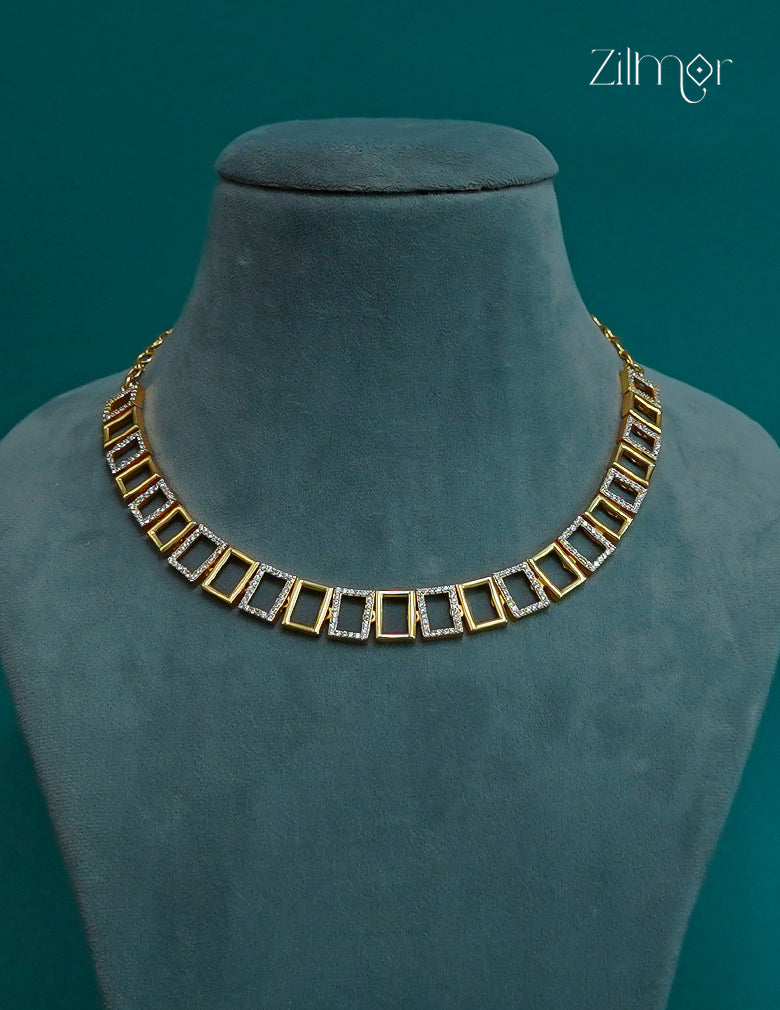 Premium Antique AD Stone  Necklace - CL1012261