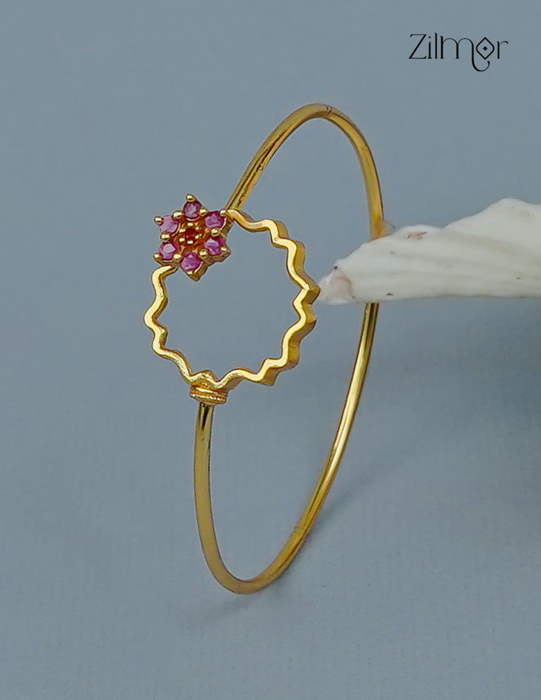Gold Plated Openable Bangle - CL1012246
