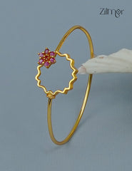 Gold Plated Openable Bangle - CL1012246