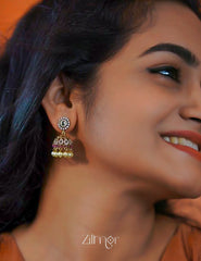 BH101376 - Premium Quality AD Jhumka Earring 4-Zilmor