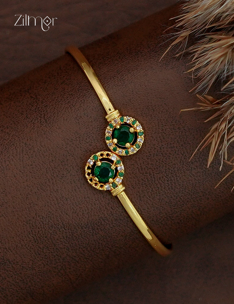 KF1011221 - Gold Plated Adjustable Bangle