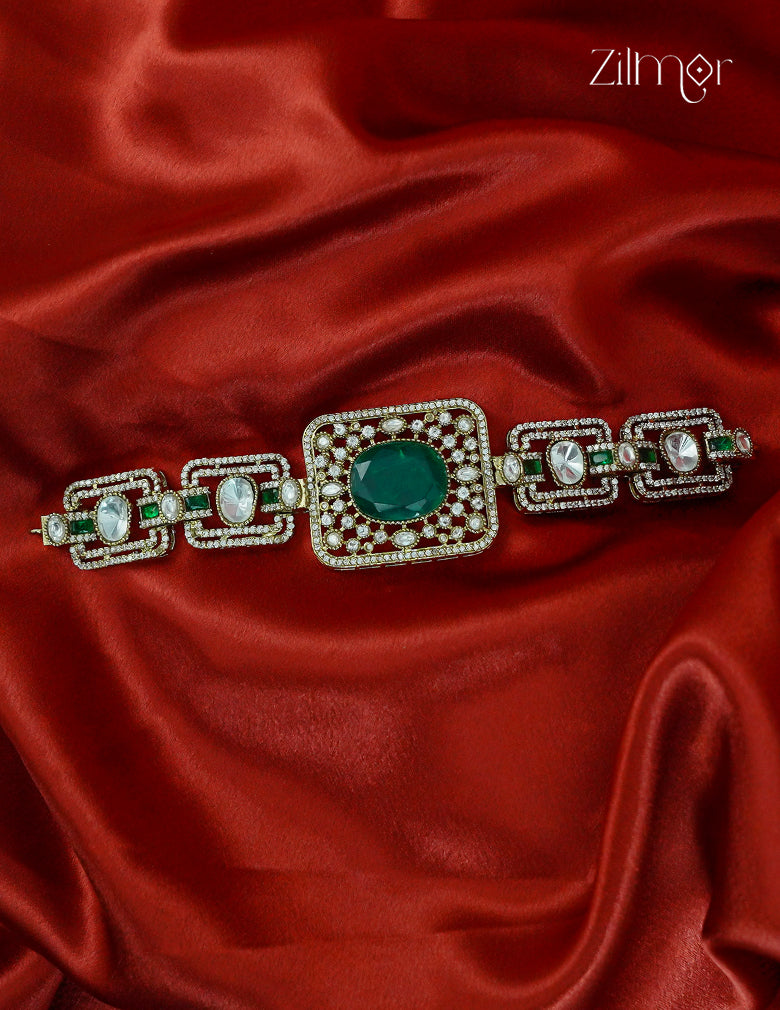 Moissanite Polki Stone  Necklace - CL1012212