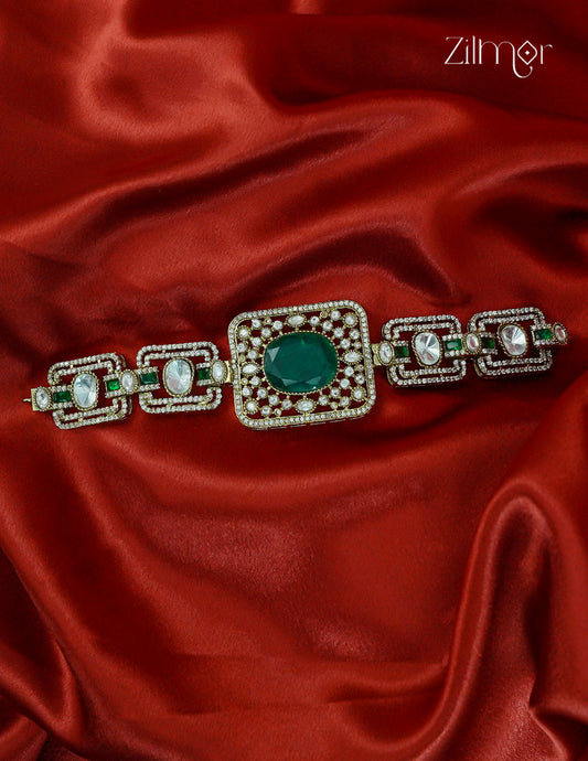 Moissanite Polki Stone  Necklace - CL1012212