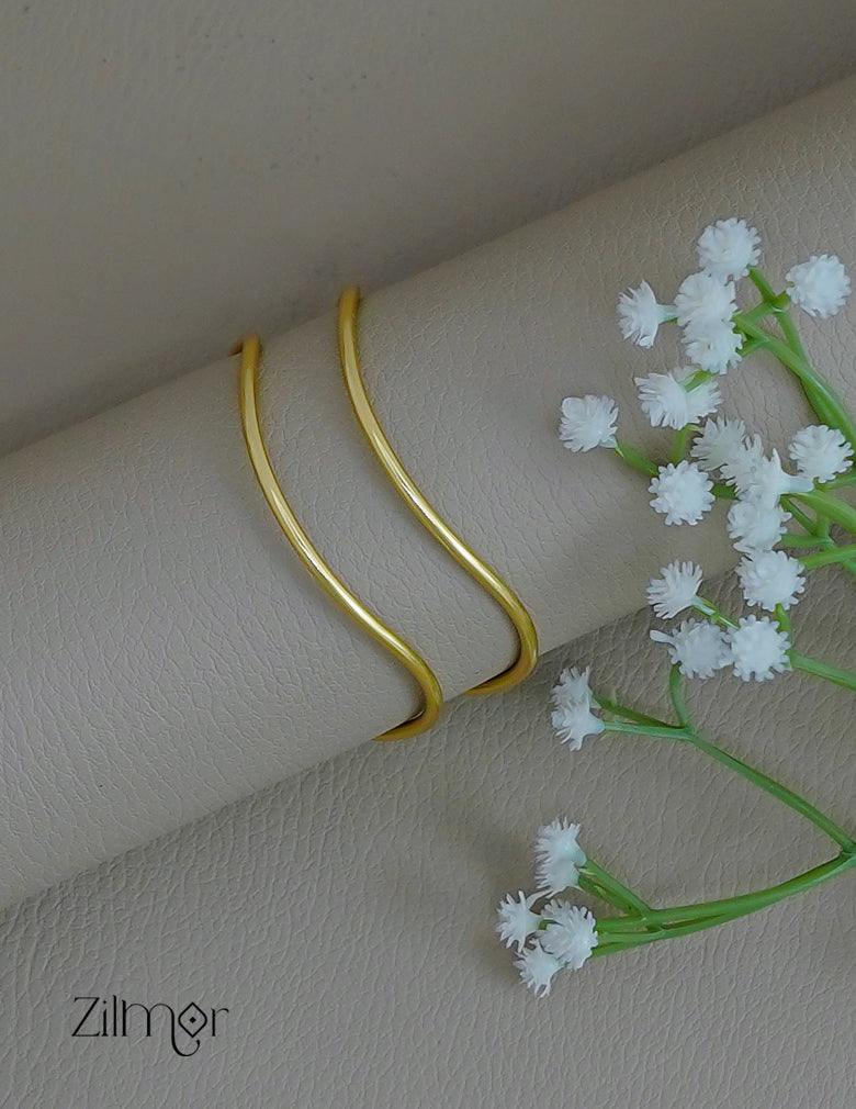 ZA1011879- Minimalist Open Adjustable Bangle 2-Zilmor