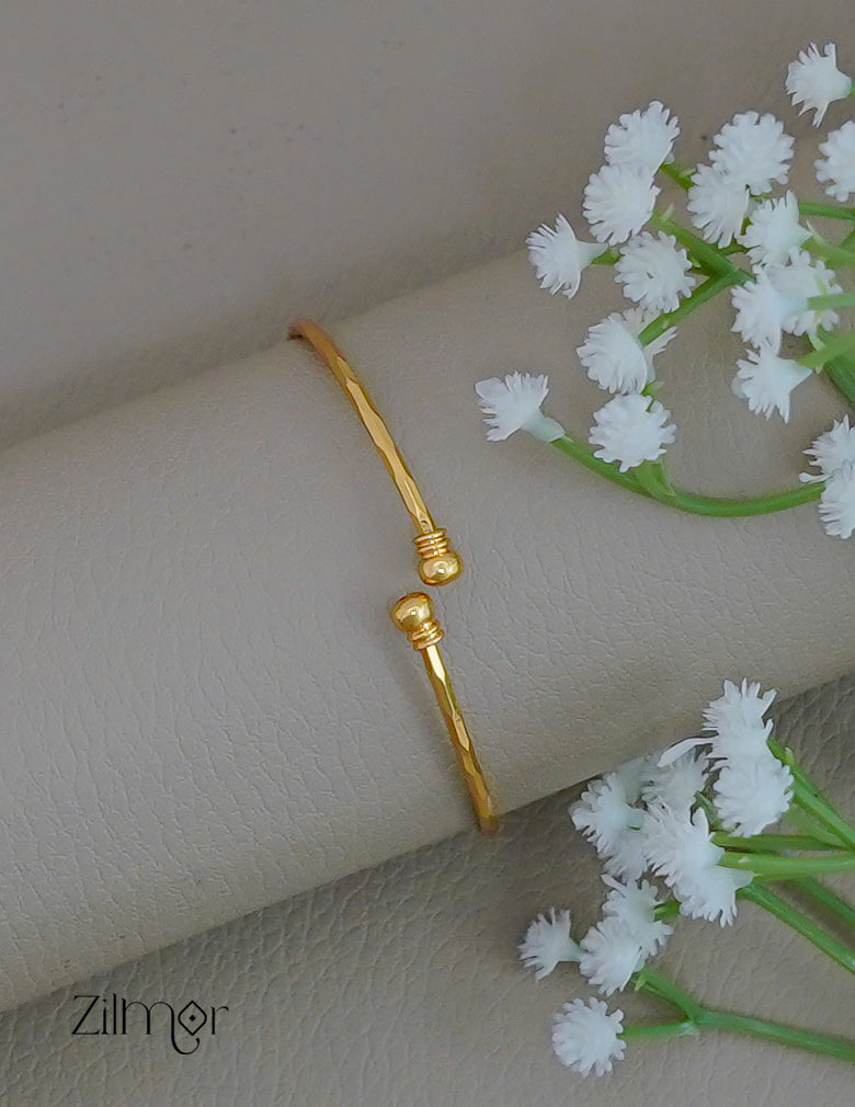 PP1011943- Gold Plated Adjustable Ball Bracelet Bangle 4-Zilmor