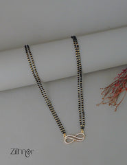 PE1011810 - Gold Plated AD Stone Pendant Traditional Mangalsutra Necklace