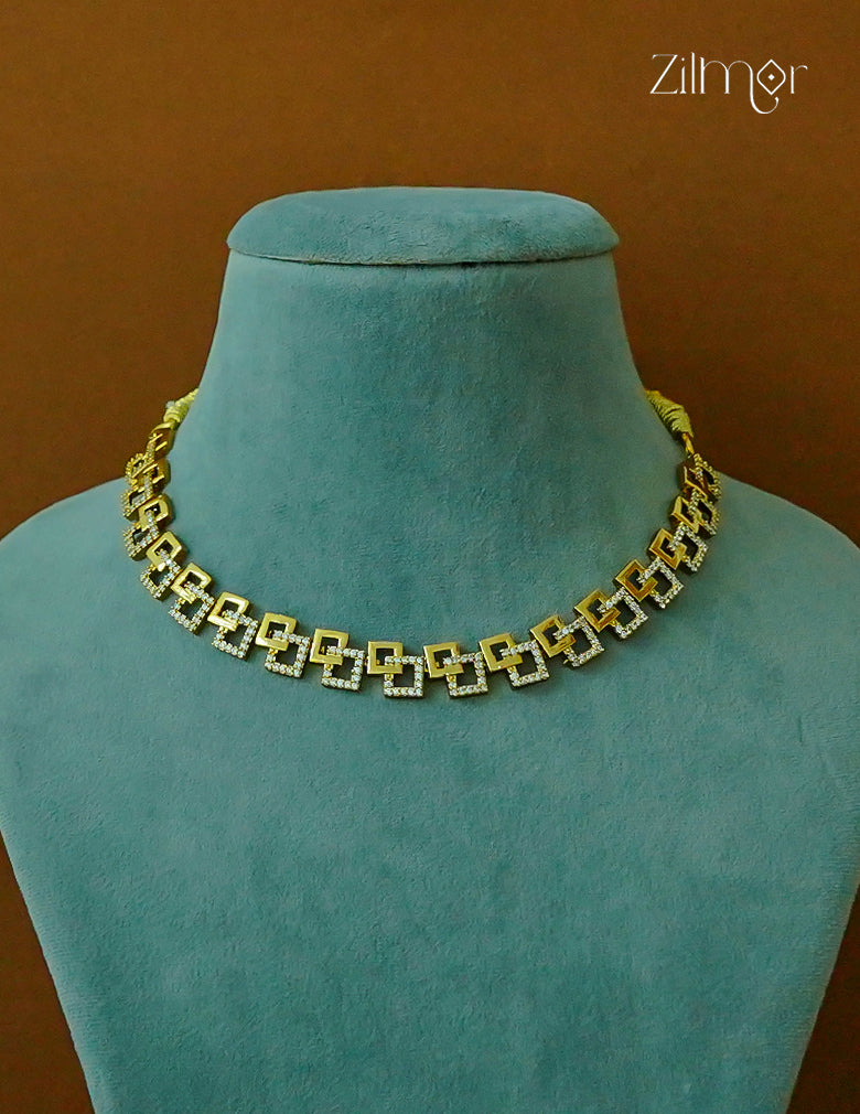 Premium Antique AD Stone  Necklace - CL1012077