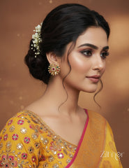 SN101637 - Navarathna Stones Earrings