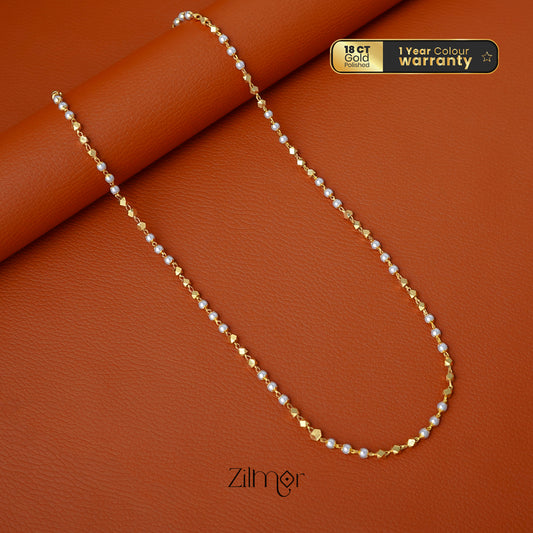 PE1011301 - Pearl Beads Daily Wear Simple Necklace