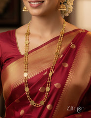 ZS1012154 -Traditional Kaashu Necklace – Non-Idol 18K Gold Plated