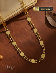 ZS1012154 -Traditional Kaashu Necklace – Non-Idol 18K Gold Plated
