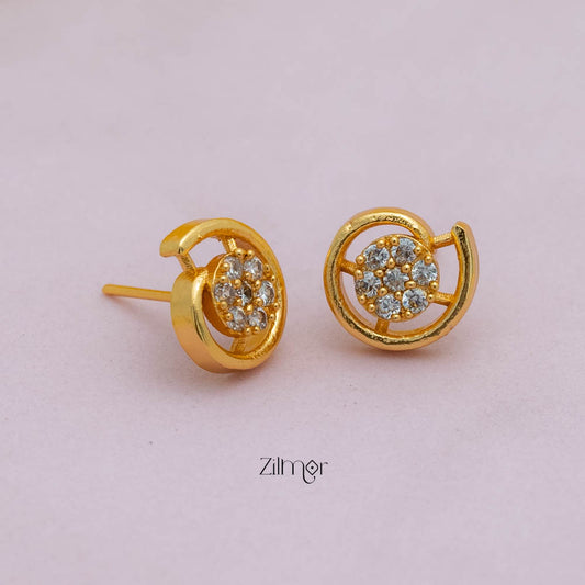 AG101897 - Set Of 2 Gold-Plated Minimal Stud Earrings