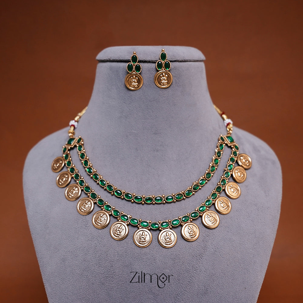 NV101120 - Traditional Kemp Necklace Earring Set