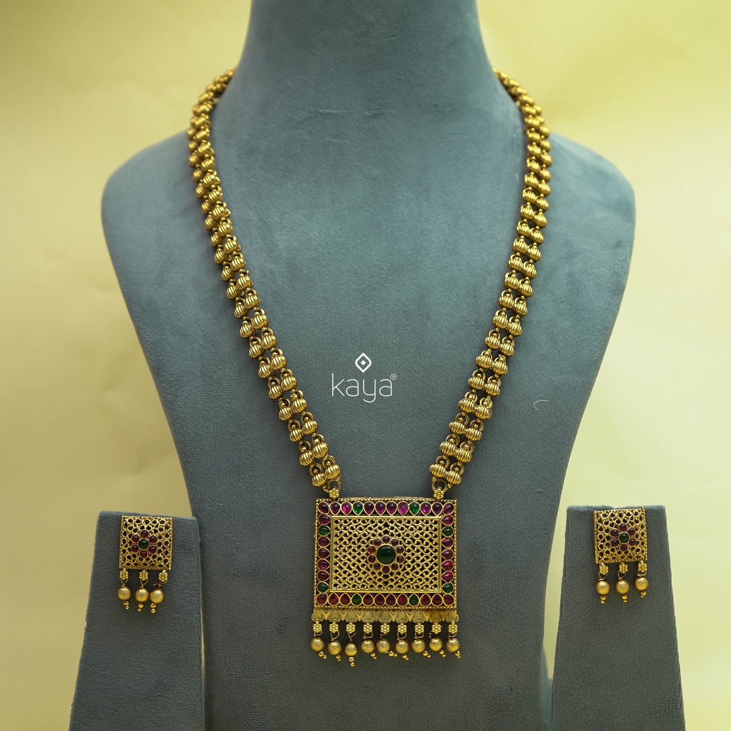 NV101238 - Premium Antique haram Necklace set