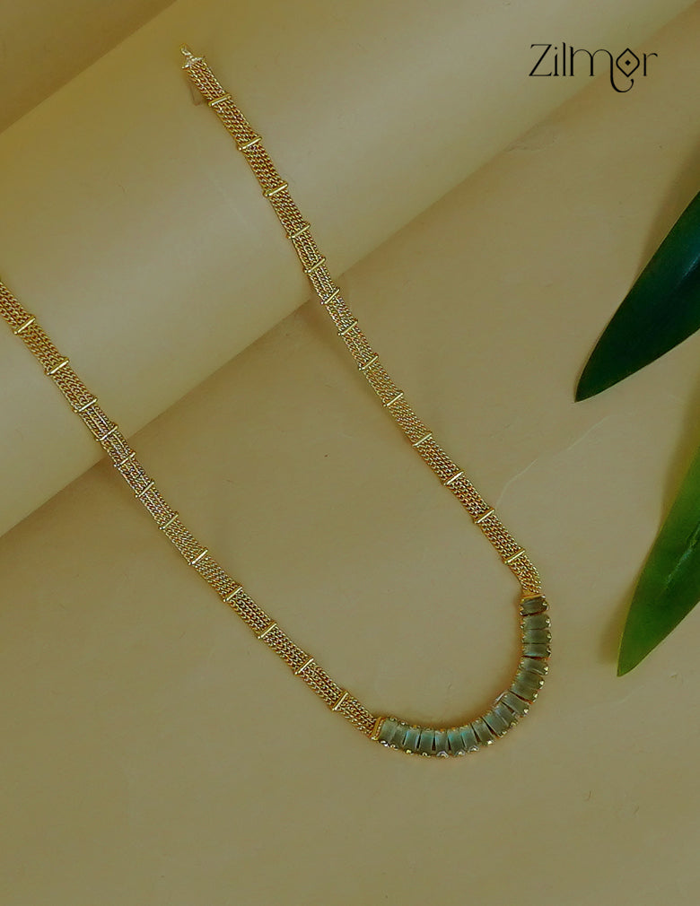 KT1011956 - Anti tarnish CZ Diamond Necklace