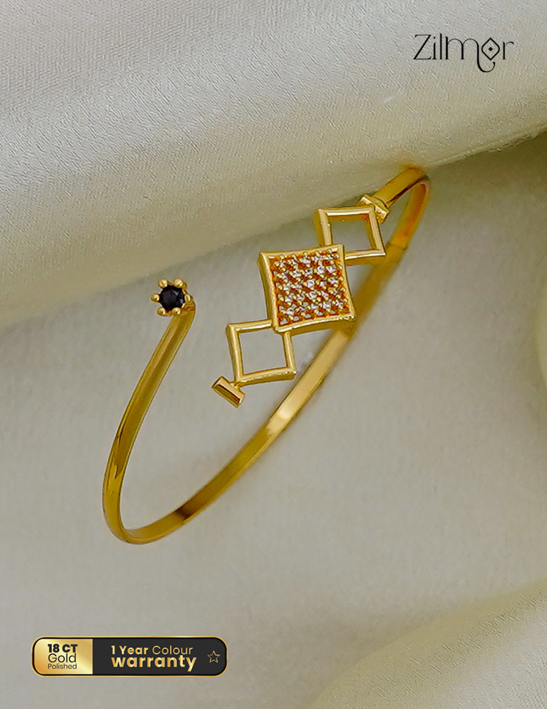 KF101237 - Gold Plated Openable Bangle