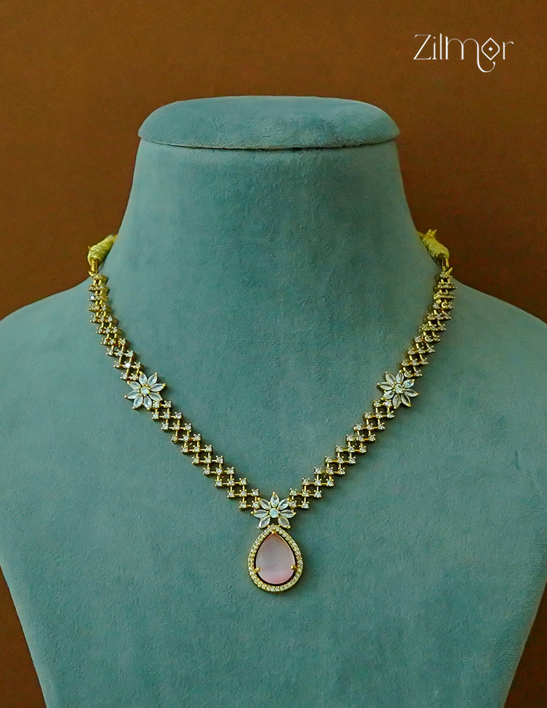 Premium Antique AD Stone  Necklace - CL1012076