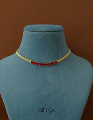 KT1011956 - Anti tarnish CZ Diamond Necklace 2-Zilmor
